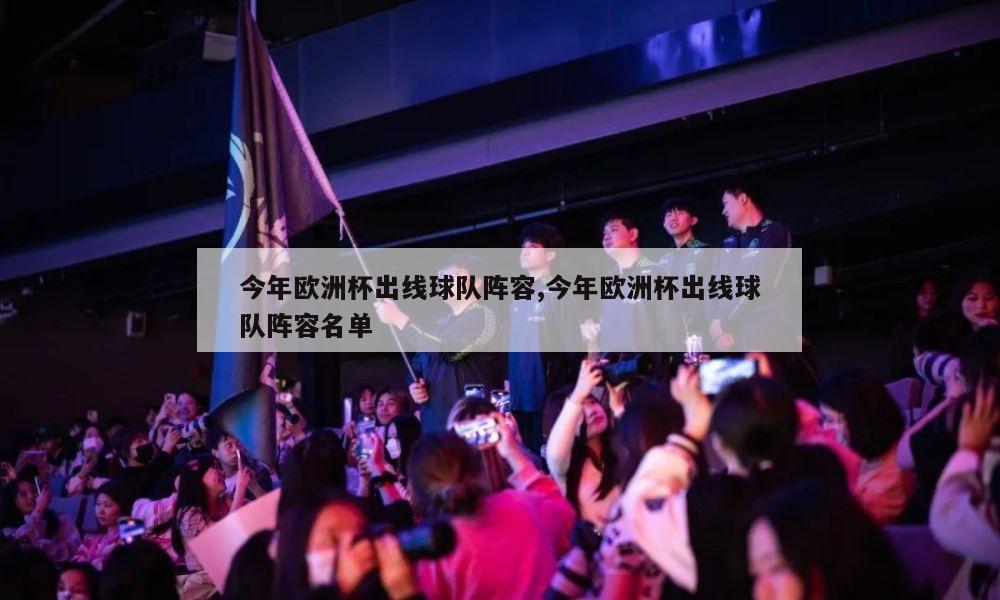 今年欧洲杯出线球队阵容,今年欧洲杯出线球队阵容名单